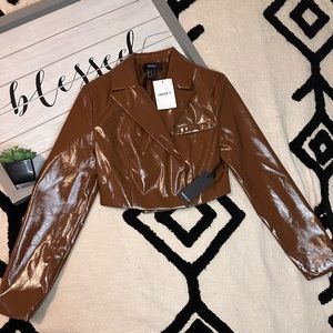 JACKET FOREVER 21 brand new brown
